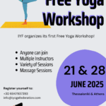 Yoga Workshop in Athens and Thessaloniki - Poster