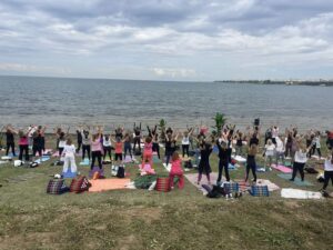 Photo from Thessaloniki's Yoga Retreat in May.